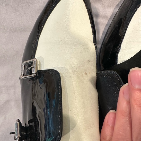 Jimmy Choo white black monk strap loafer - Picture 5 of 15